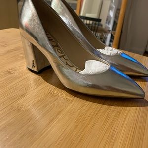 Sam Edelman Silver Tatiana Heel